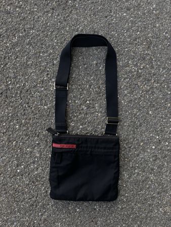 Prada Sport Crossbody Bag Black Y2K Rare Vintage