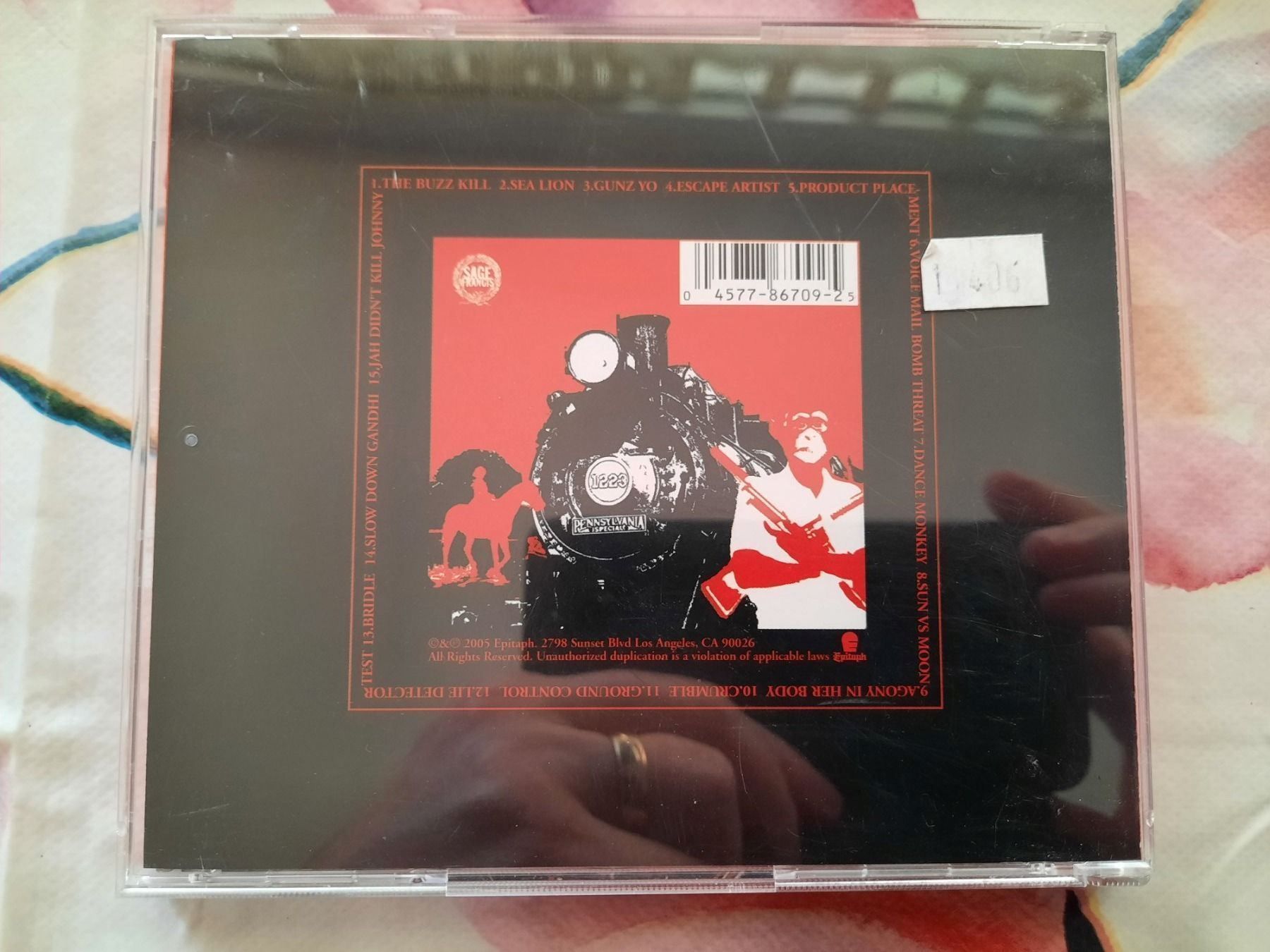 CD: CD - Sage Francis - A healthy distrust – Usato da Pully venduto da bro_n52j 1