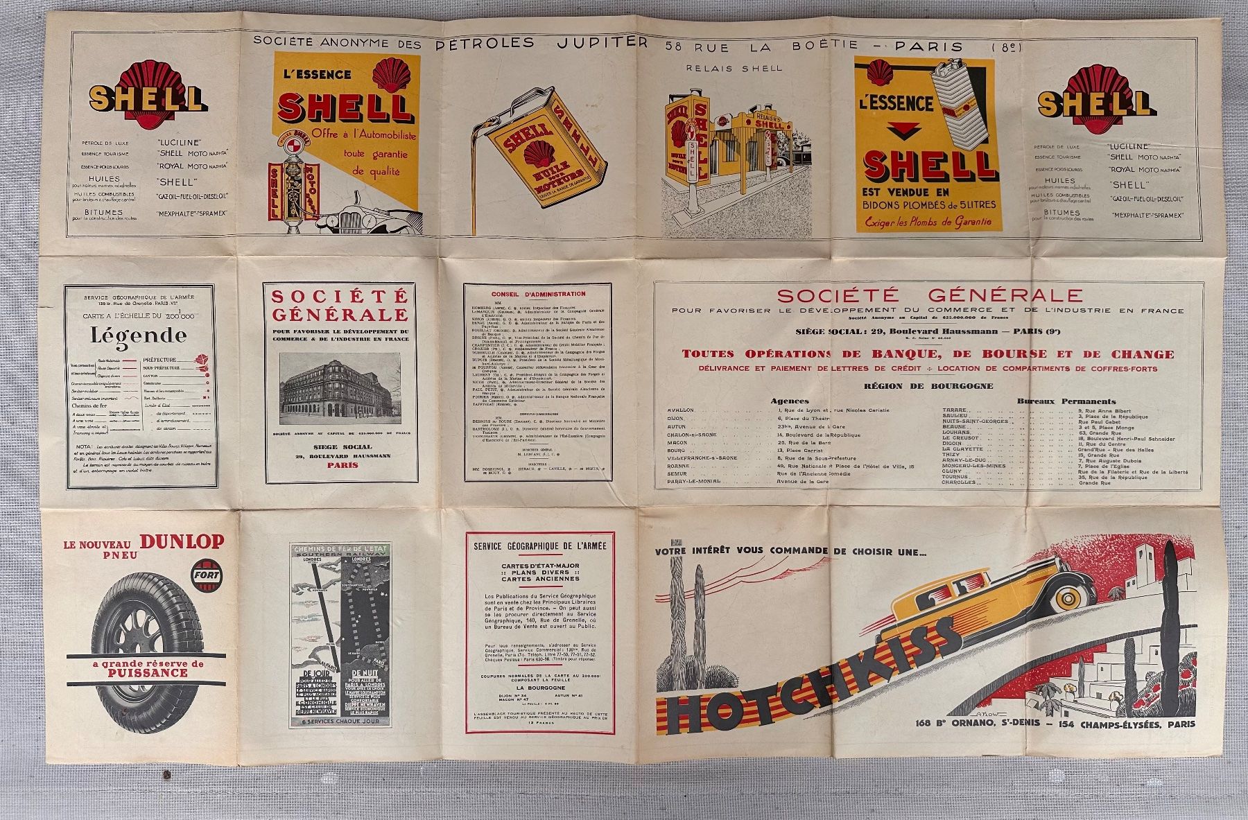 Cartine & Atlanti: Carte géographique de l'armée Vintage – Usato da Bouveret venduto da seb_rjx8 2