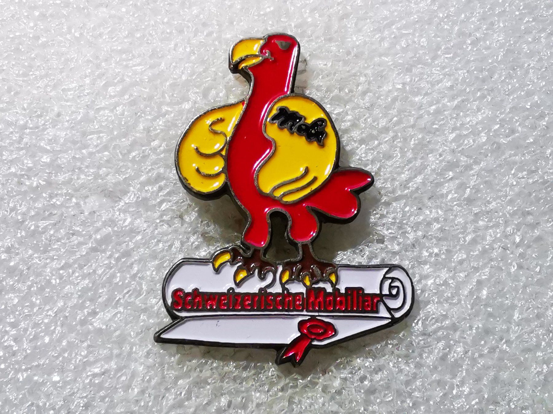 Placchette & Badge: Ansteckpin 80: Schweizerische Mobiliar – Usato da Oppligen venduto da Pin-Fall-Shop
