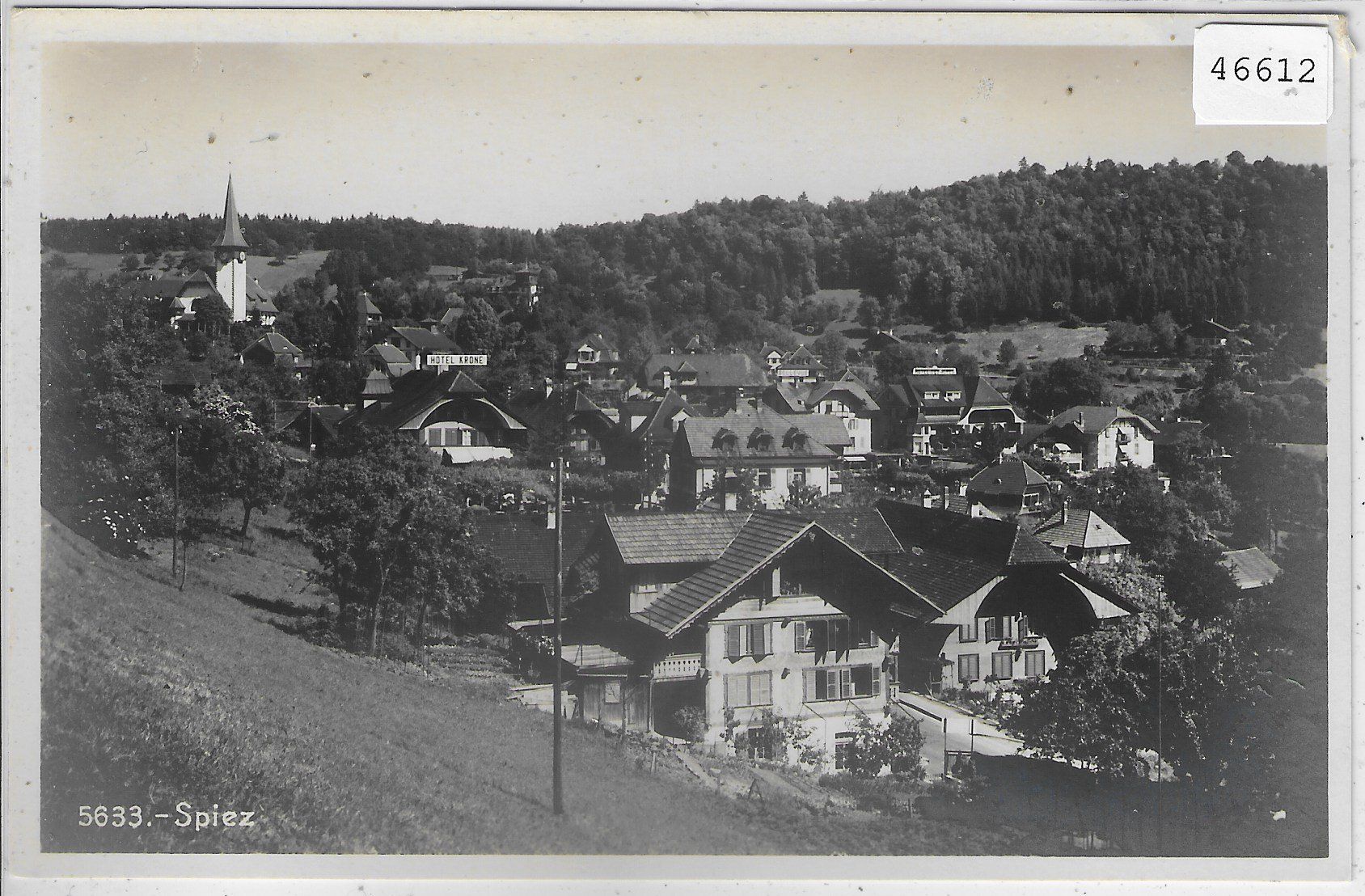 Cartoline postali: Spiez - Dorfansicht – Usato da Ettingen venduto da Kartenplanet