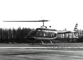 Originalfoto Helikopter JetRanger, Philips