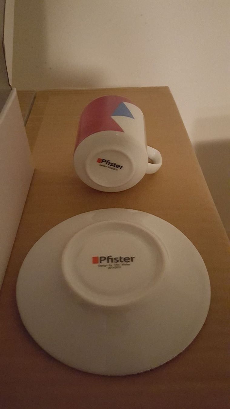 Tassen: Espresso Tasse mit Unterteller, Pfister – Neu und originalverpackt aus Lachen SZ von LinDiscount 2