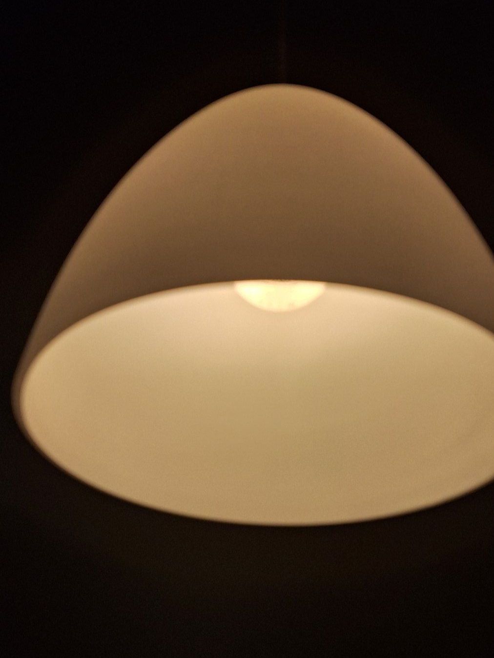 Lampen: Hängelampe Glas weiss matt – Gebraucht aus Arlesheim von shopradl 4