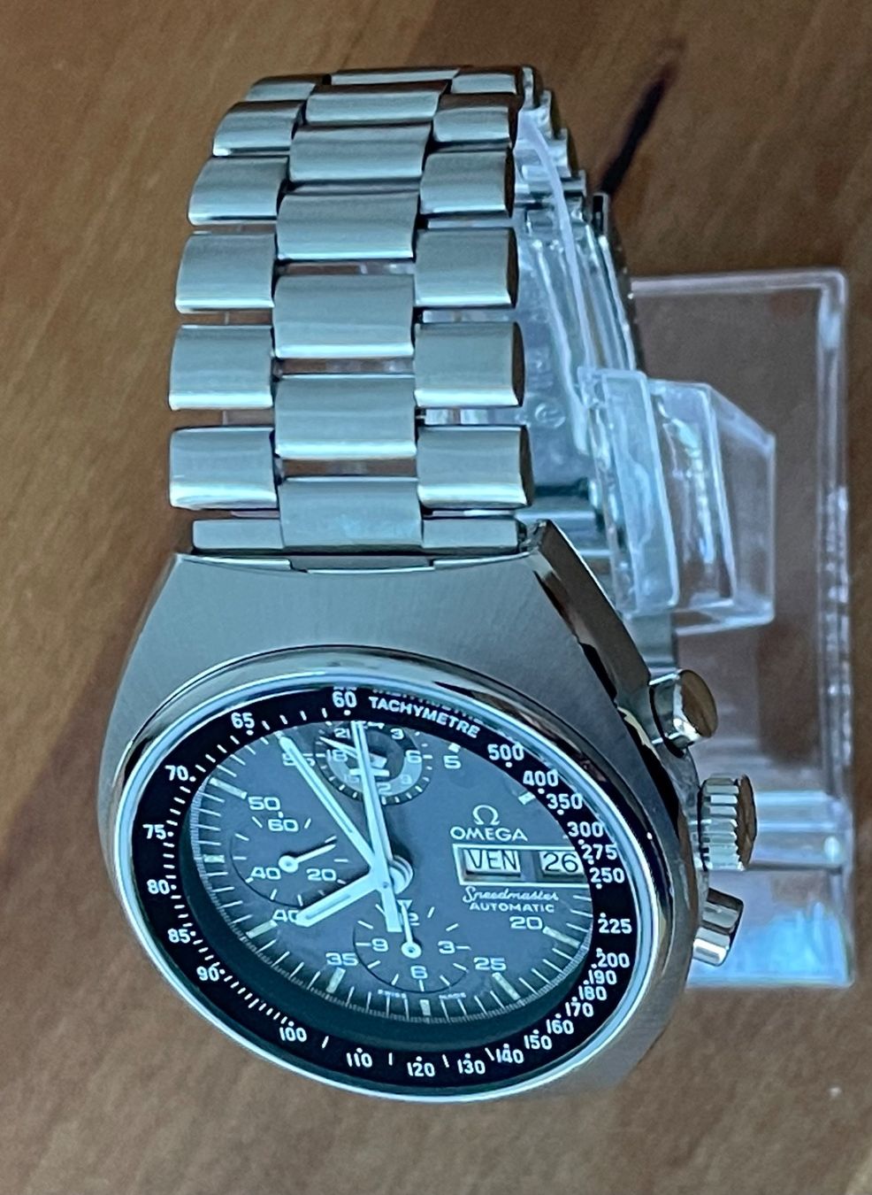 Omega Uhren: Omega Speedmaster Mark 4.5 Automatic 176.0012 inkl. Revision – Gebraucht aus Embrach von  4