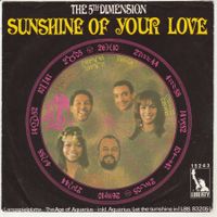The 5th Dimension - Sunshine of your Love 7" Vinyl 1969
