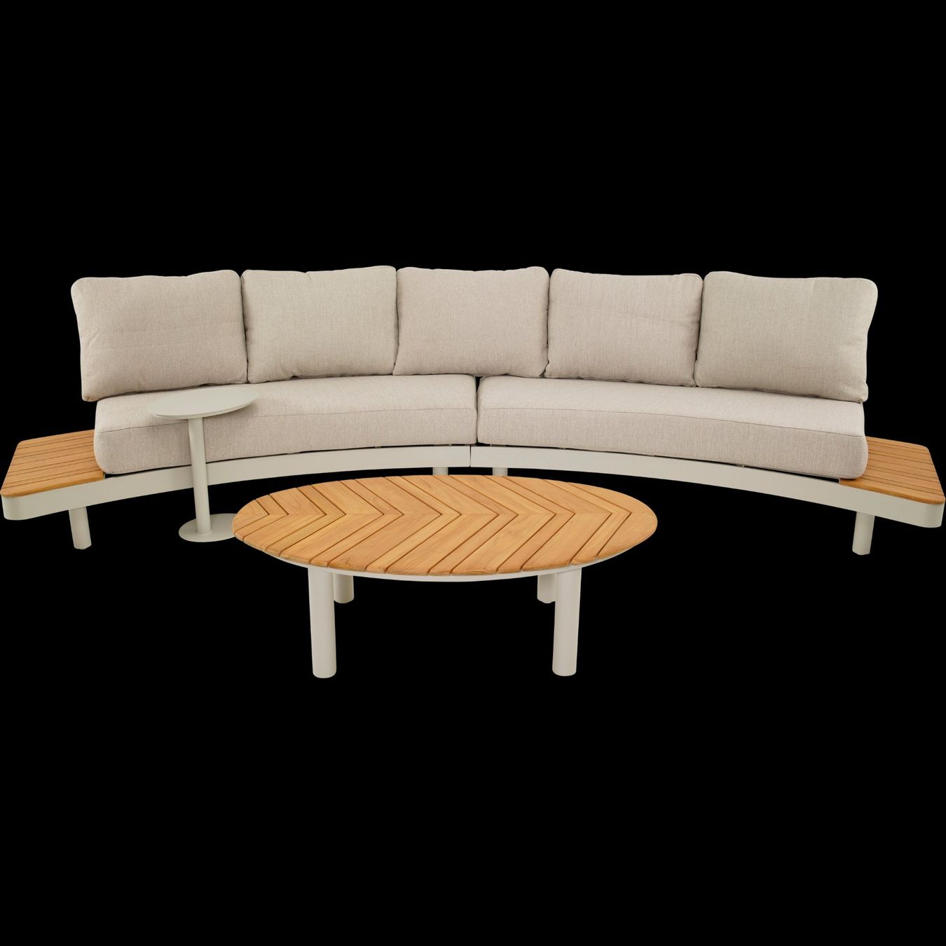 Set di tavolo e panche: Gartenmöbel Lounge Set Lounza Beige – Nuovo e nell'imballaggio originale da Herbetswil venduto da AT-Interiors 2