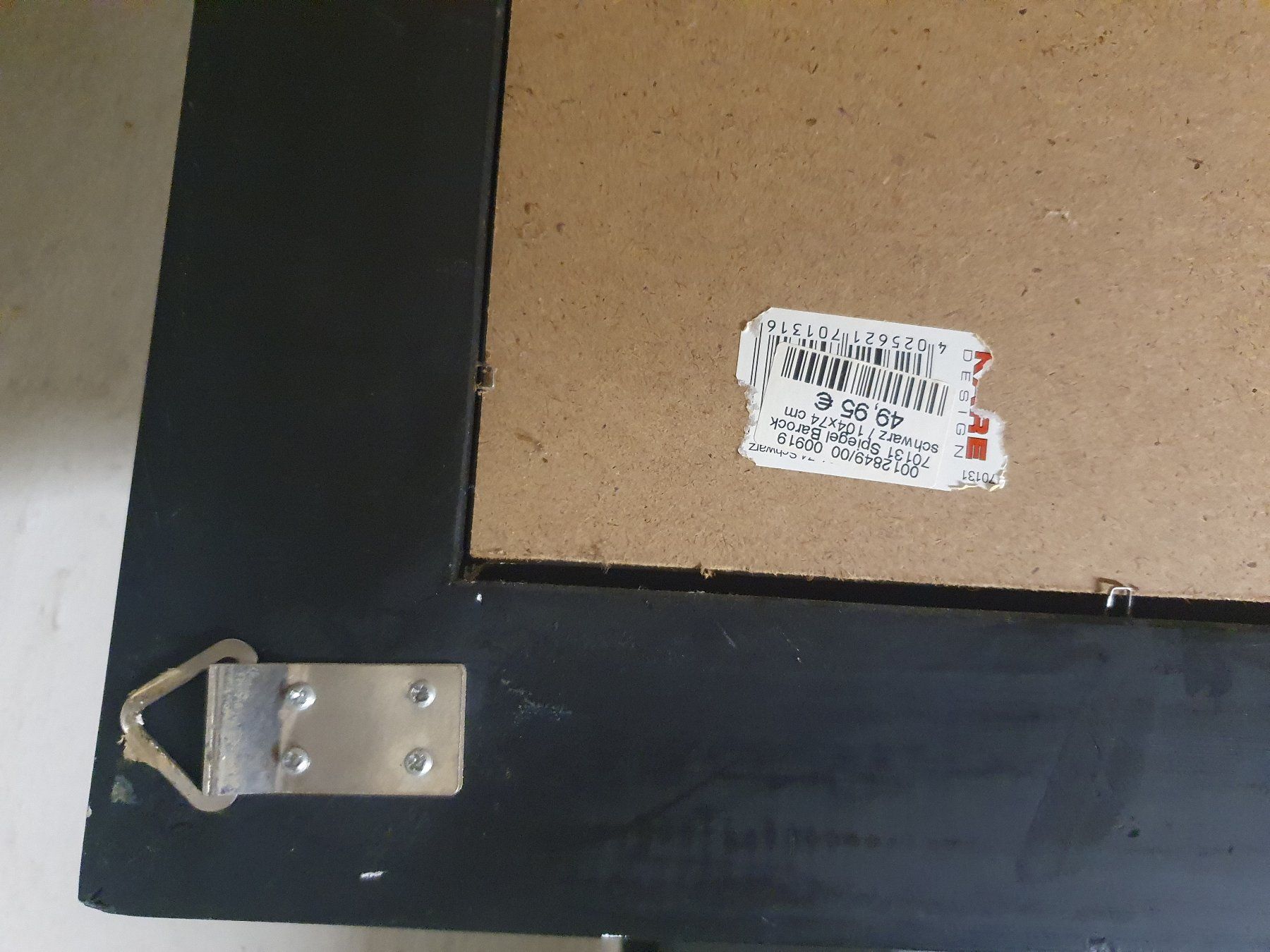 Specchi: Spiegel schwarz 85 x 104 – Usato da Zürich venduto da loosebone 5
