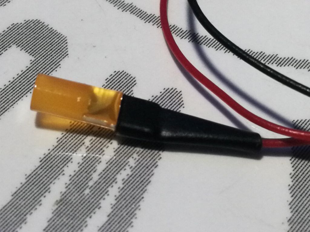 Componenti elettronici: Zylinder-LED orange 3mm verkabelt – Nuovo (secondo la descrizione) da Luzern venduto da Salefactory 2