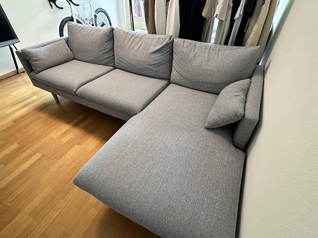 Micasa Sofas: Gray sofa in L shape – Gebraucht aus Zürich von kar_csy6 2