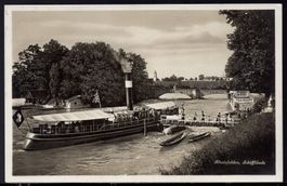 Rheinfelden, Schifflände, belebt  1930