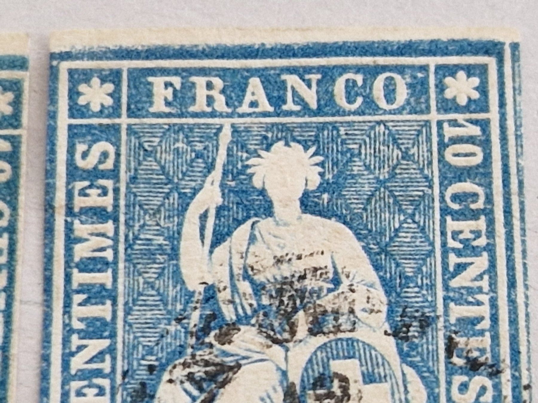 Tutti i francobolli: Strubel 23C, 2St., ab 1.- – Usato da Burgdorf venduto da Glossy01 3