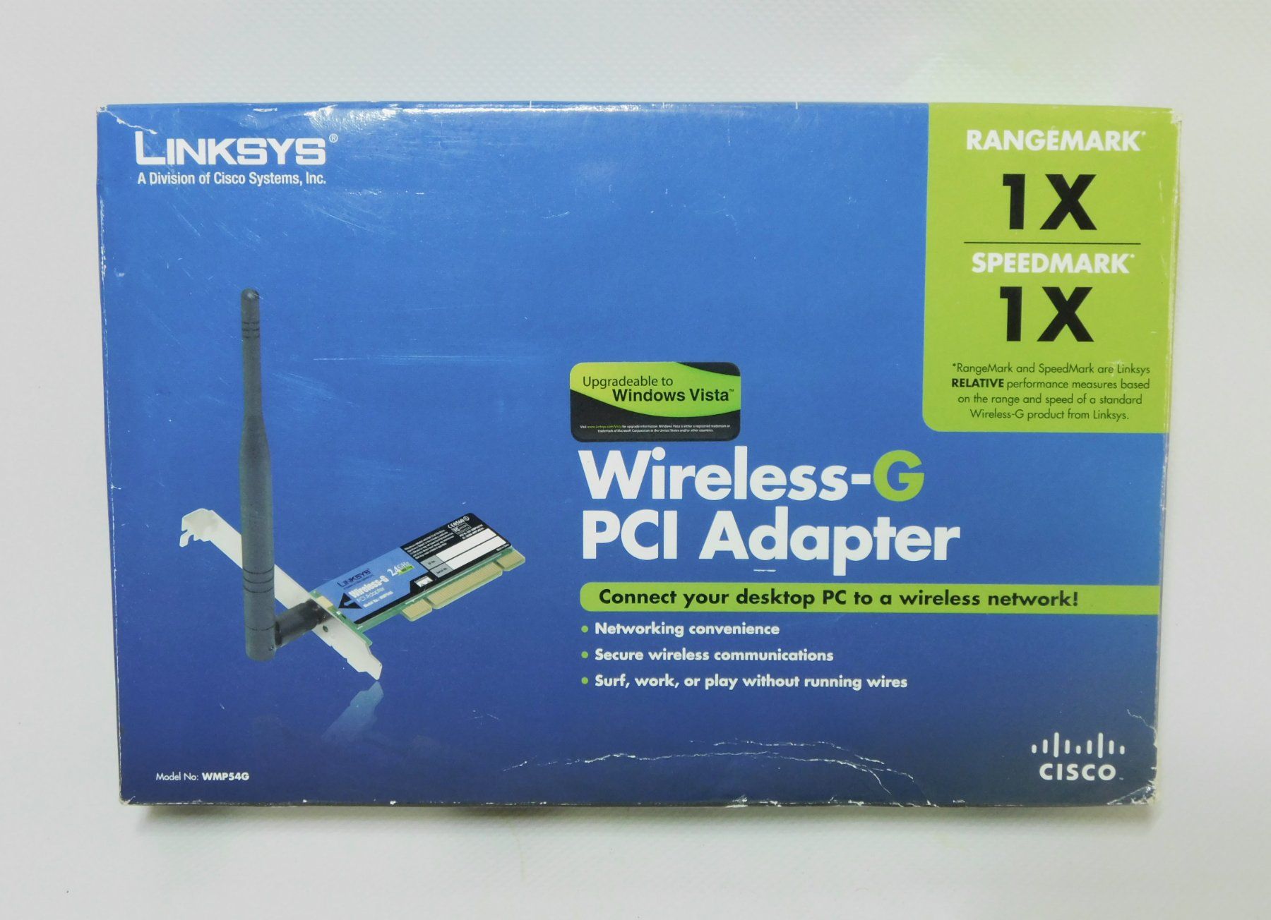 Cisco Lecteurs & Adaptateurs: Cisco-Linksys WMP54G Wireless-G PCI Adapter – Neuf (Voir description) à Emmenbrücke par Ulisse-22