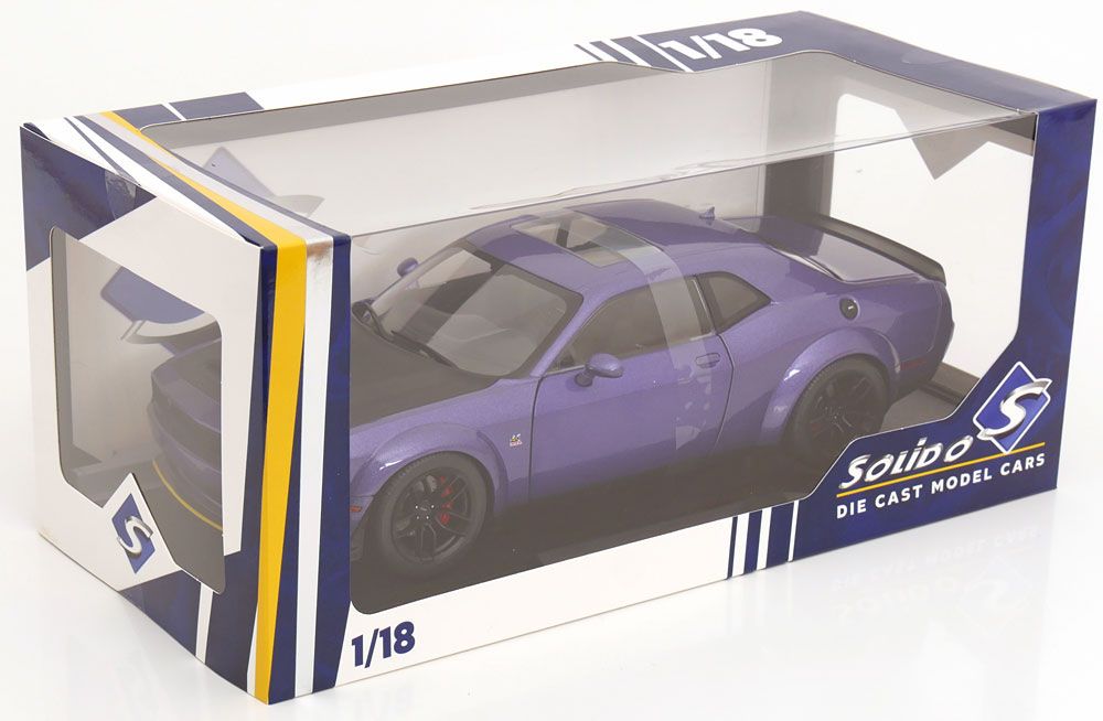 Dodge Modellini d'auto: DODGE CHALLENGER SRT HELLCAT 2023 VIOLLET 1:18 SOLIDO – Nuovo e nell'imballaggio originale da Suhr venduto da Moebelsiralfred 4