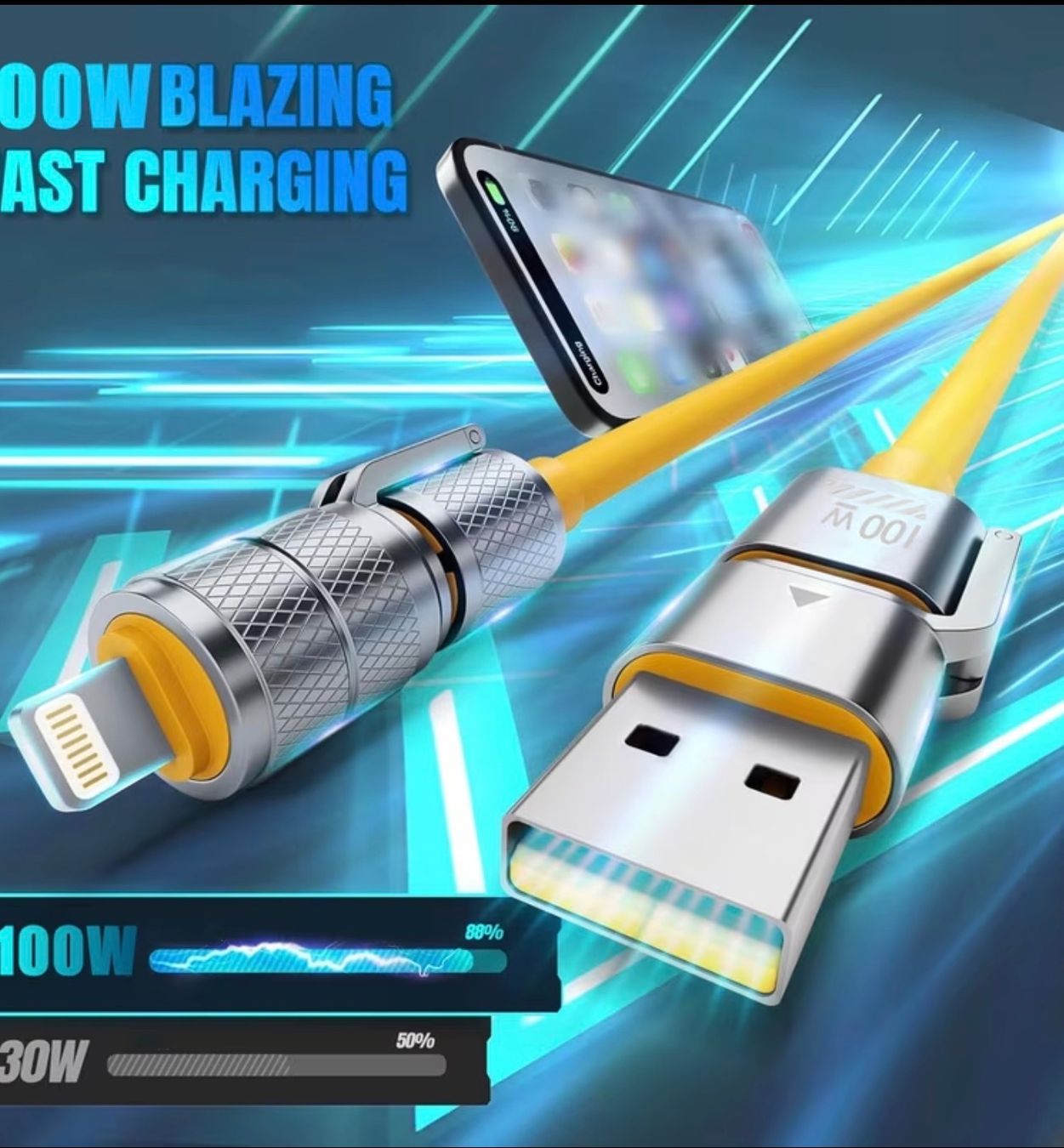 Cavi: USB-C zu USB-C, 100W 4-in-1 Ladekabel – Nuovo e nell'imballaggio originale da Kehrsatz venduto da Matumbaaa 4