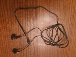 Écouteurs samsung noirs prise jack