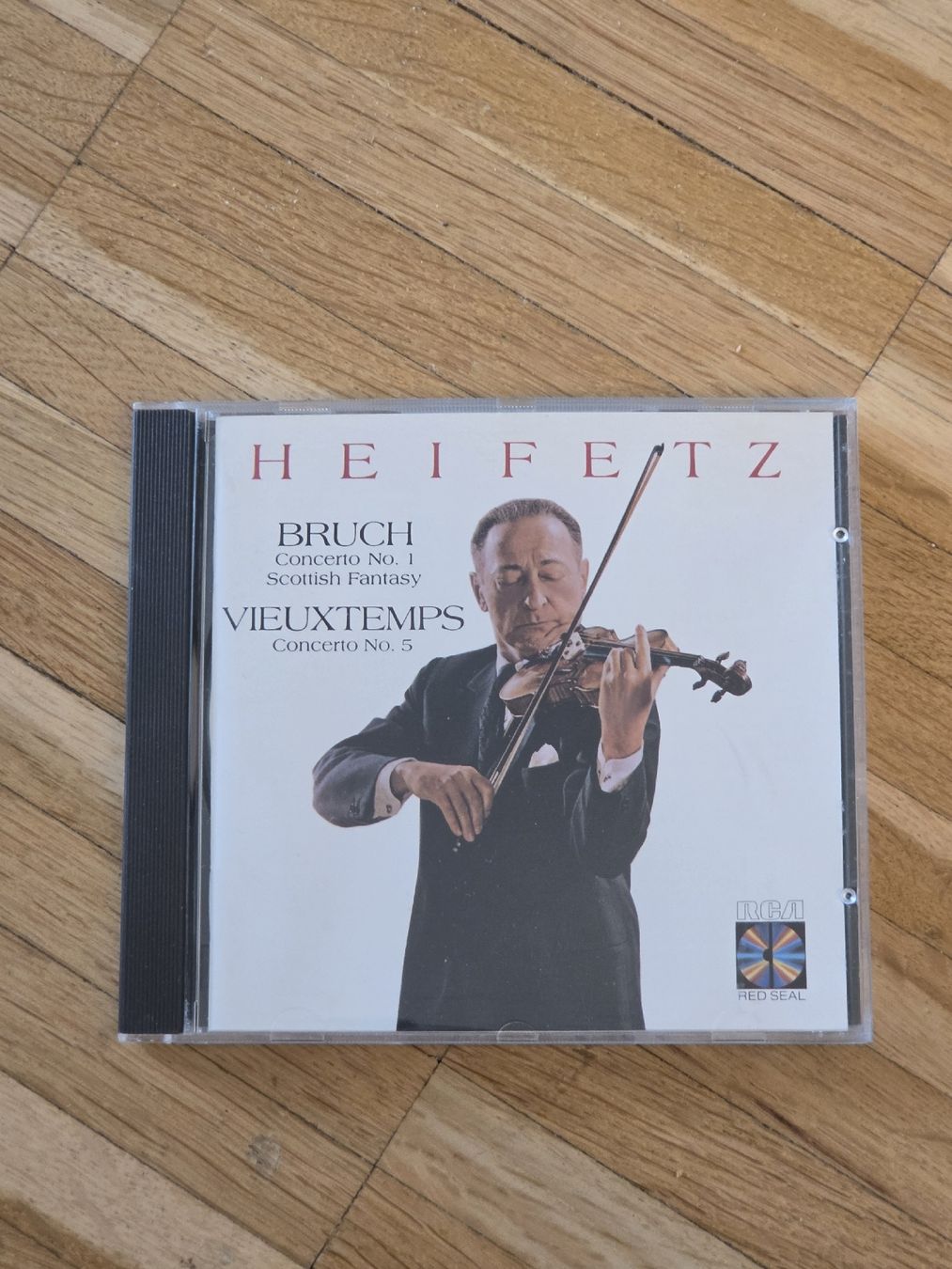 CD: CD: Heifetz spielt Bruch & Vieuxtemps – Usato da Aesch BL venduto da immon