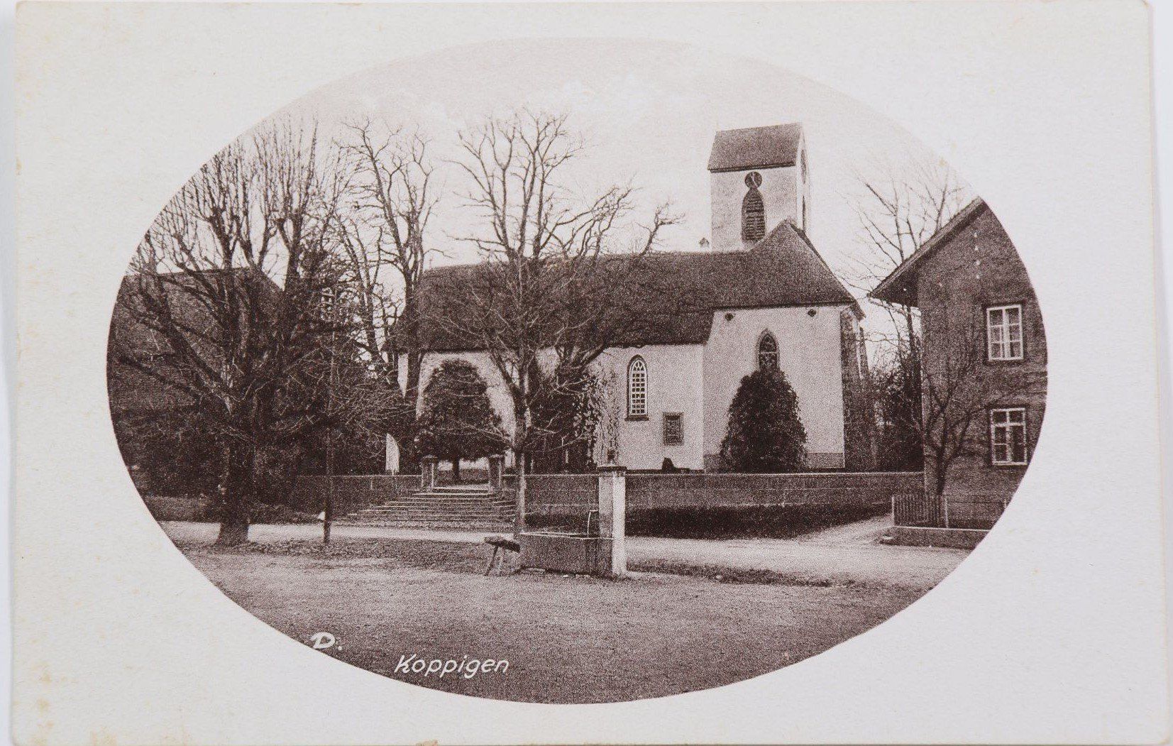 Cartoline postali: Koppigen BE Kirche und Pfarrhaus  Nr.4368 ,  ca.1930 – Usato da Solothurn venduto da Bepposol