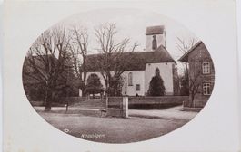 Koppigen BE Kirche und Pfarrhaus  Nr.4368 ,  ca.1930