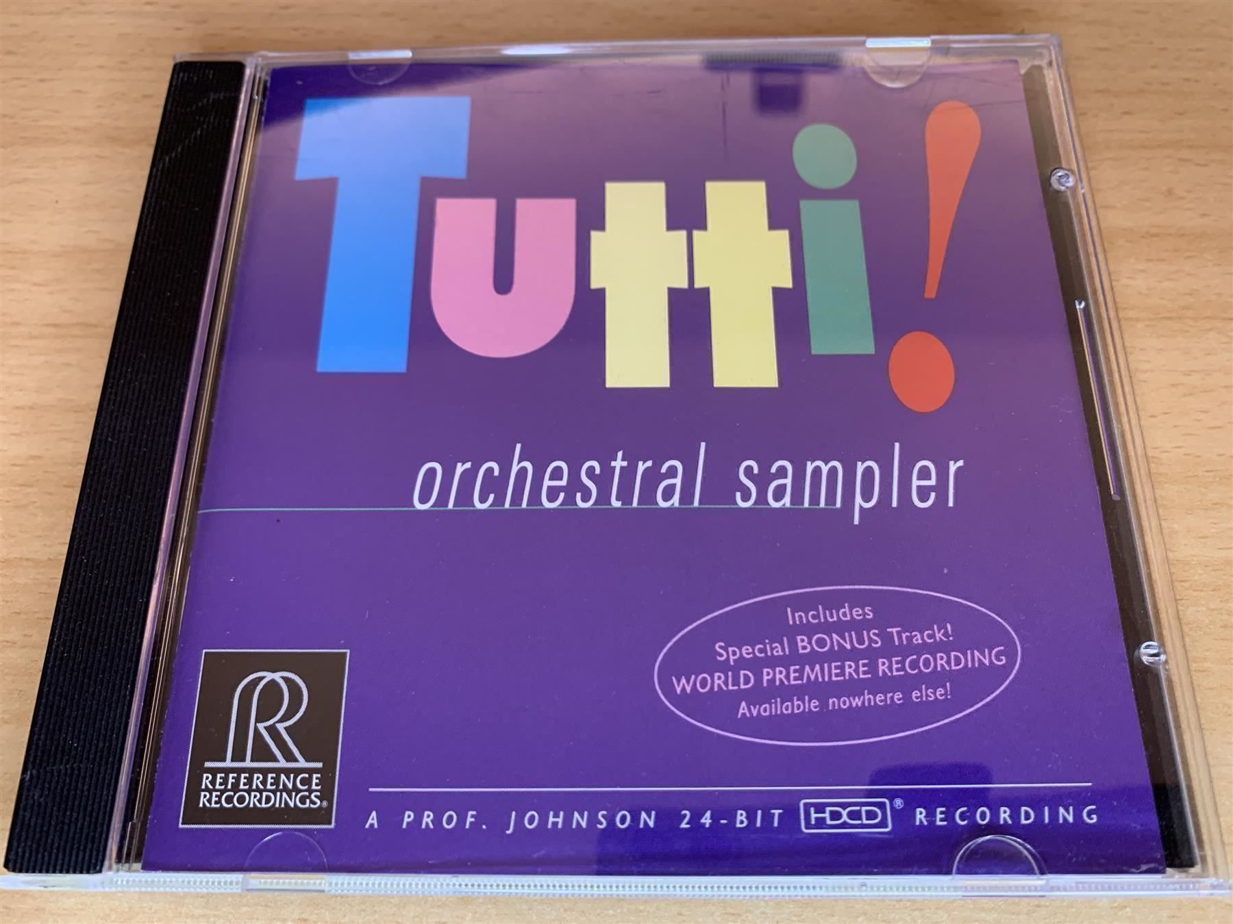CD: Tutti! Orchestral Sampler – Usato da Rikon im Tösstal venduto da Alpenmutz