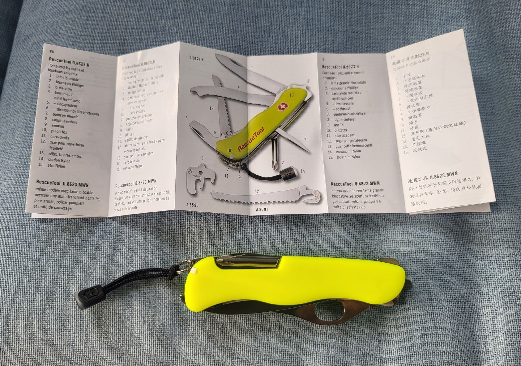 Victorinox Coltelli tascabile: Sackmesser Victorinox Rescue Tool Kapo Bern – Nuovo e nell'imballaggio originale da Gutenswil venduto da ghekko88 2