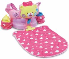 VTech, 2 in1 Puppentragegurt mit Wickelunterlage