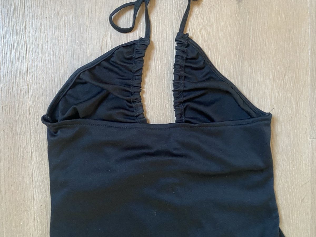 Top: Schickes Neckholder Top, schwarz, Grösse 34 – Usato da Winkel venduto da Flyhy2020 2
