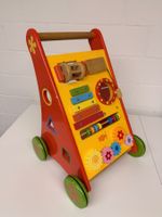 Holz Lauflernwagen mit Spielcenter, gut erhalten