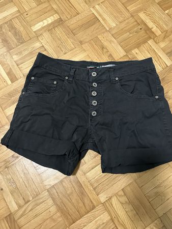 Shorts PLEASE Damen schwarz Grösse 26 guter Zustand