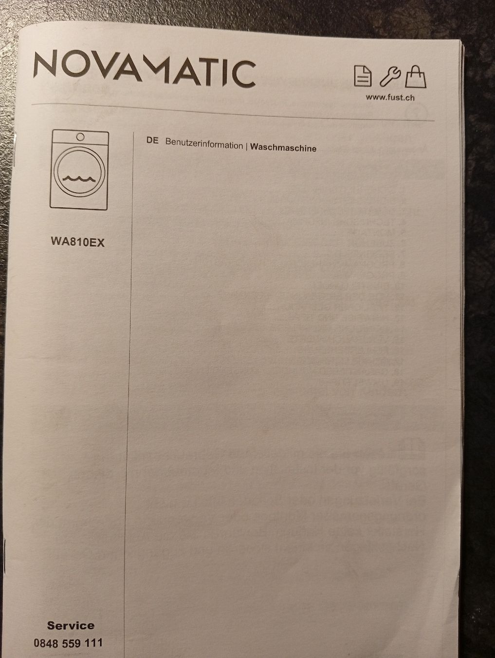 Waschmaschinen: Waschmaschine – Gebraucht aus Uttwil von han_86yl 2