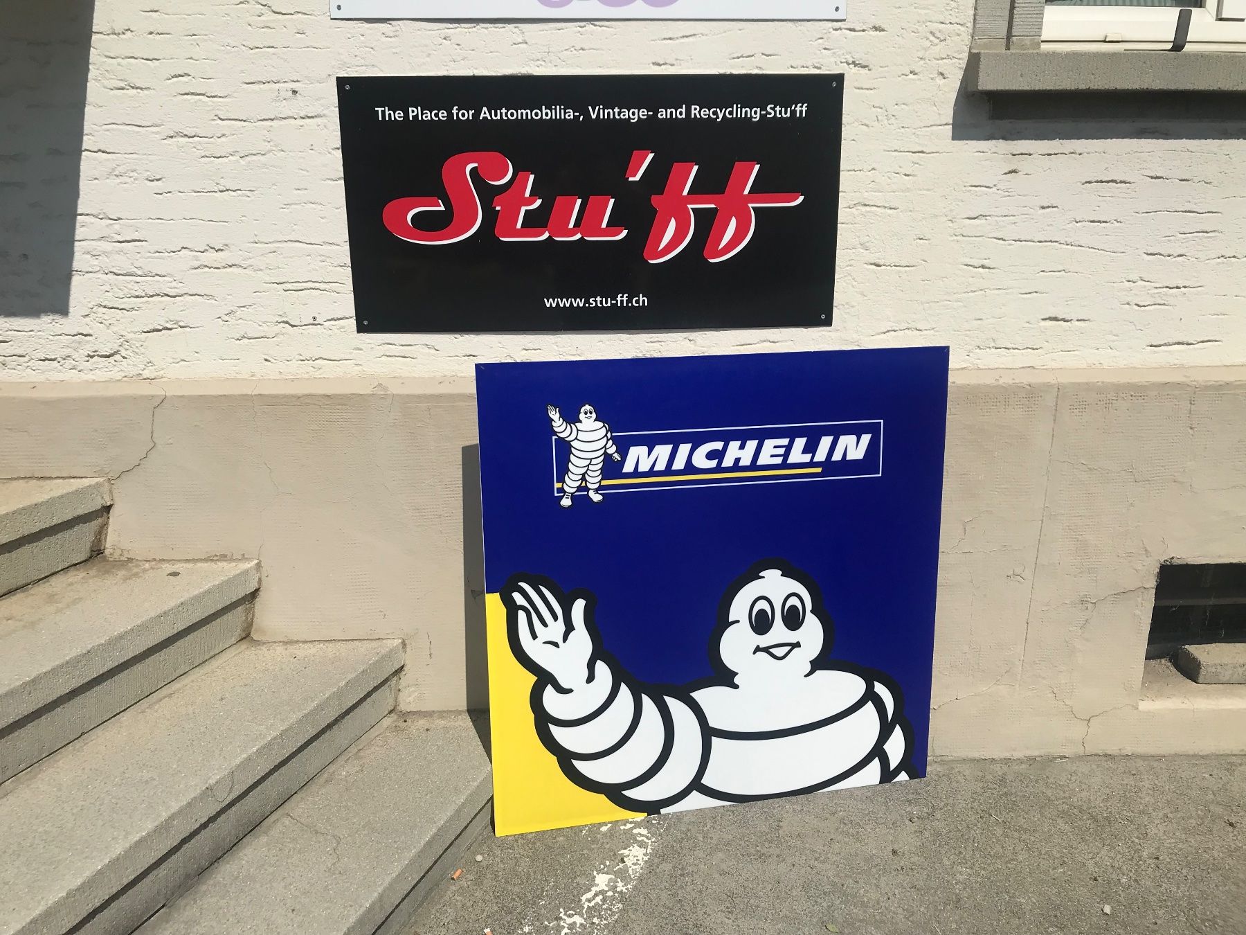 Michelin Insegne: Michelin - Leuchtreklame-Schild – Usato da Erlinsbach venduto da Stu-ff 1