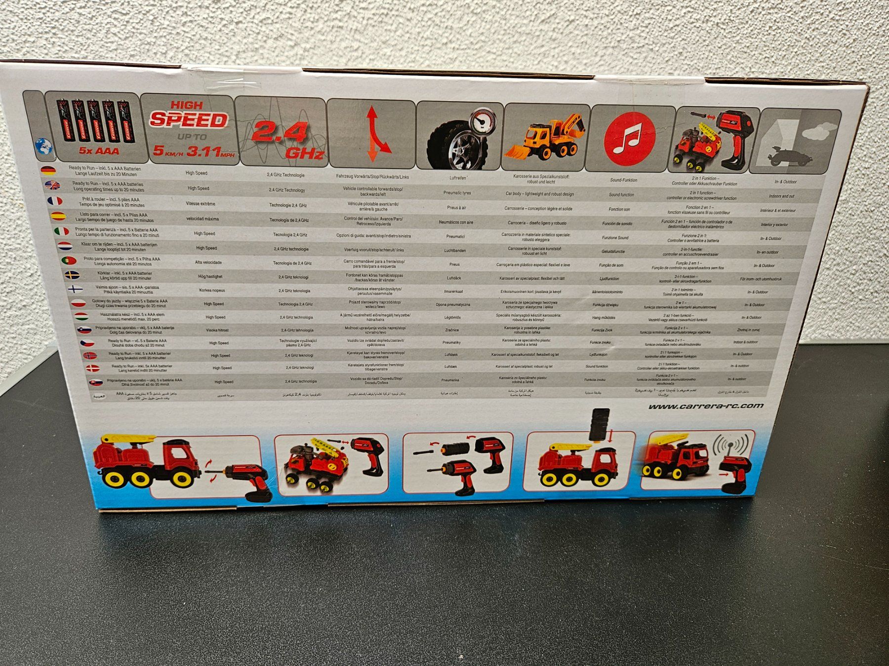 Modellismo RC: Neu - Carrera 1. First - RC-Kipper – Nuovo e nell'imballaggio originale da Dagmersellen venduto da Jarsetz_Restposten 2