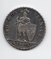 (825) Appenzell, 4 Franken, 1816, vz