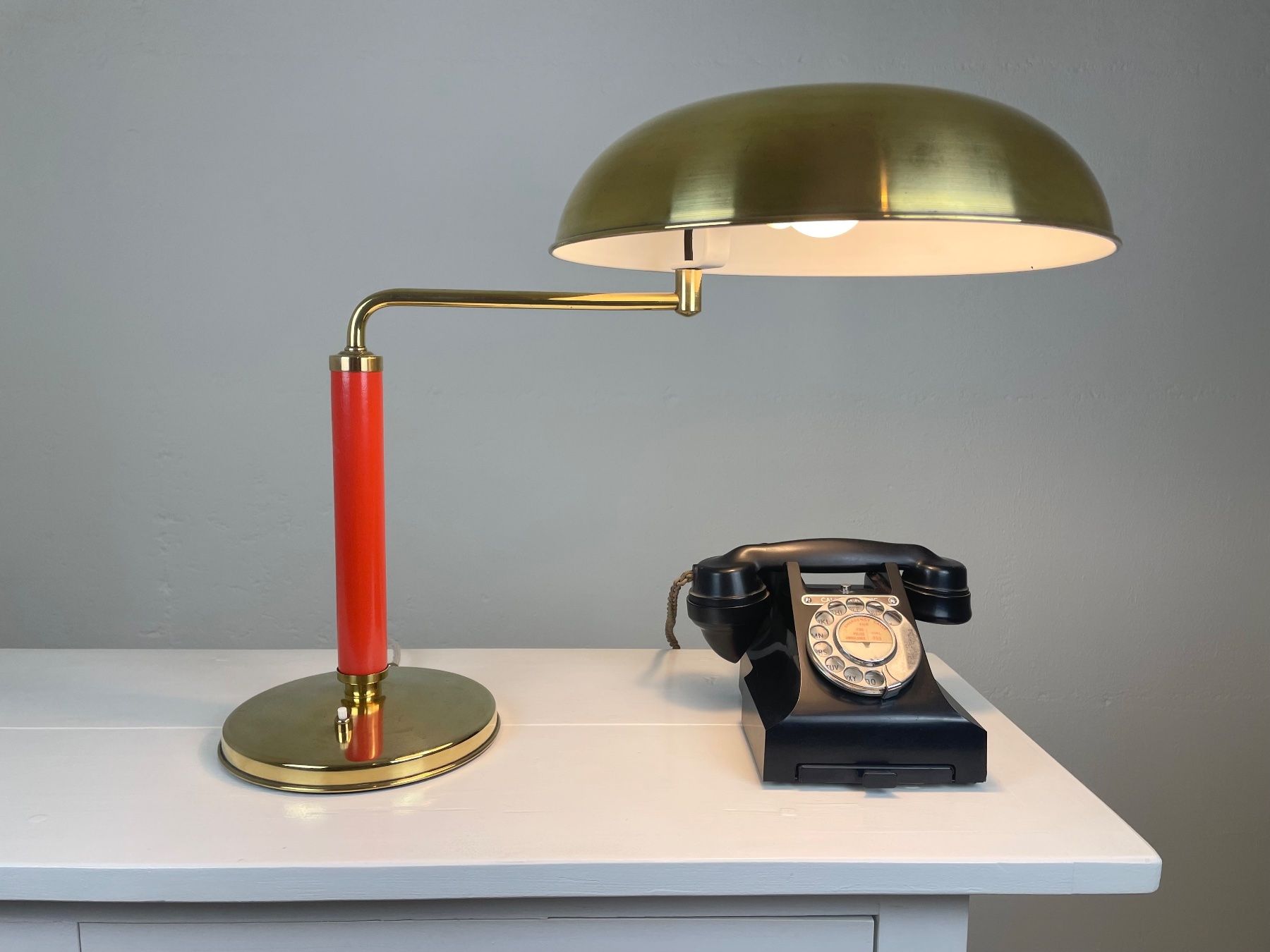 Amba Lampen: Vintage lamp renewed Alfred Müller AMBA BASEL – Gebraucht aus Genthod von lightyear63 1