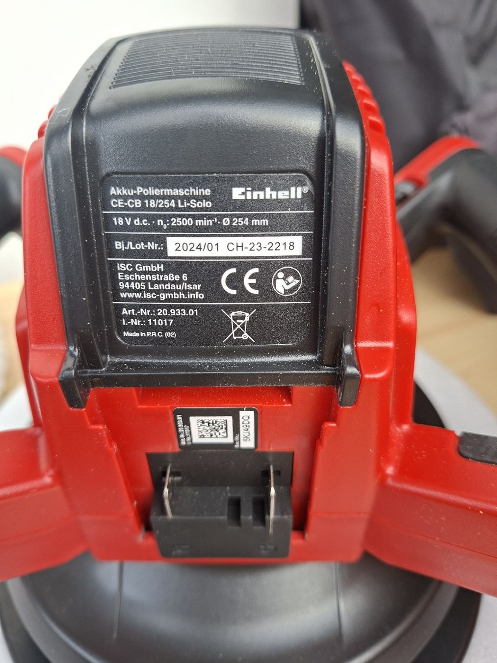 Einhell Tutte le macchine: Einhell Akku-Poliermaschiene kpl. – Usato da Emdthal venduto da Pumi79 3