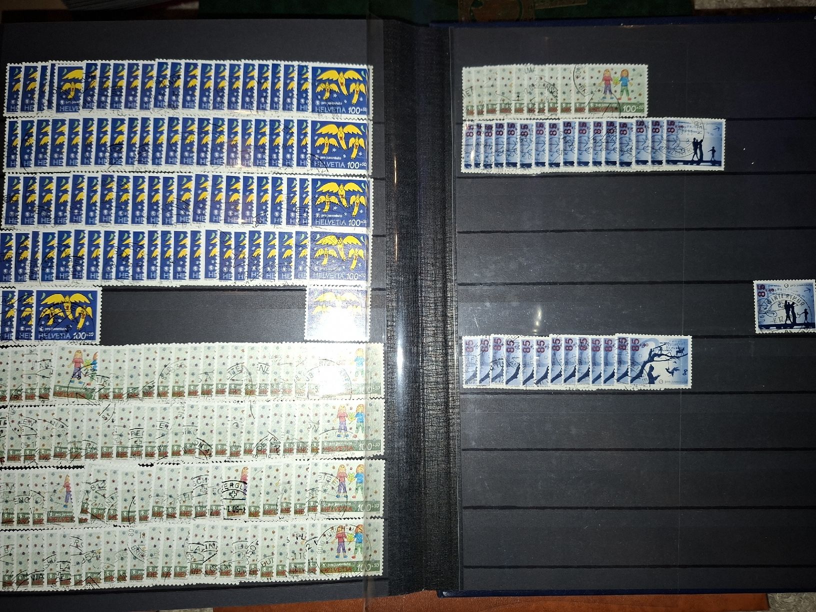 Alle Briefmarken: Dubletten PJ 1991 - 2008 – Gebraucht aus Balgach von SIMEON27 5