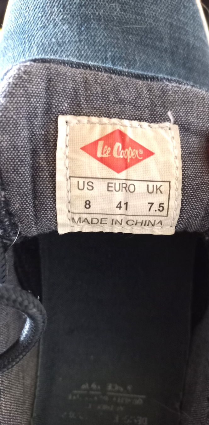 Cooper Scarpe da uomo: Lee Cooper Herren Sneaker Gr. 41 – Usato da Bévilard venduto da belkin 8