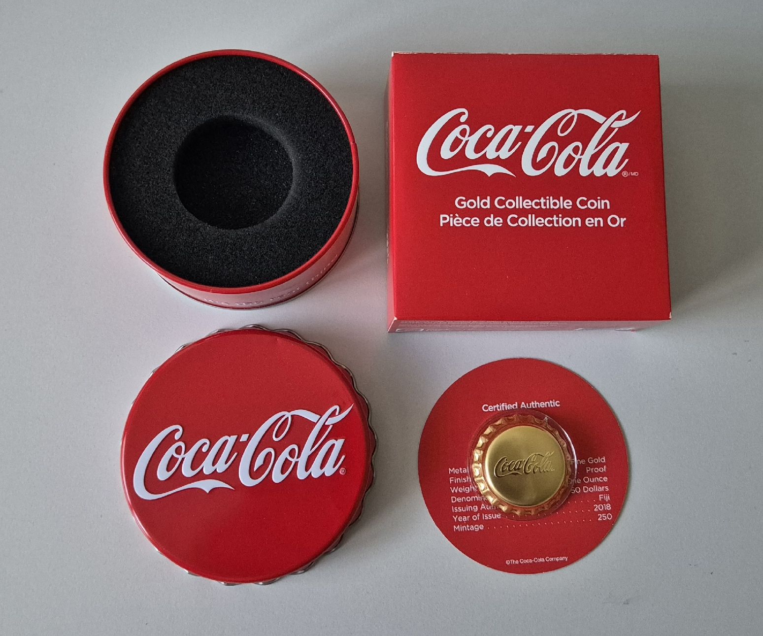 Tutti le monete: Goldmünze Coca Cola limiited – Nuovo (secondo la descrizione) da Greppen venduto da hploetscher 2