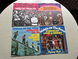 MIDDLE OF THE ROAD tolle rare Singles  Hits Kult Charts Top