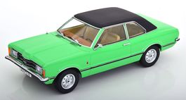 FORD TAUNUS GXL LIMO VINYLDACH 1971 GRÜN 1:18 KK-SCALE