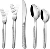 Besteck Set 12 Personen, 60-teiliges Edelstahl Besteckset