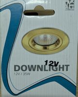 10x Lumess Downlight 12V/35W - Goldfarbig, Stilvoll!