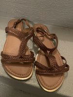 Sommer-Sandalen, Grösse 39, goldfarben