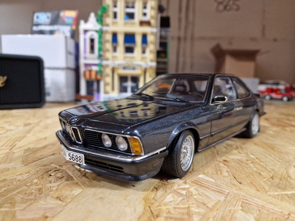 1/18 OTTO GT Spirit BMW M6 E24 Coupe En Henné Rouge OT1018 Custom Base