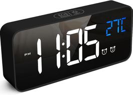 Digital LED-Display Wanduhr Wecker