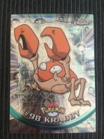 Pokemon Krabby Holo Topps Chrome Series 2 vintage 2000