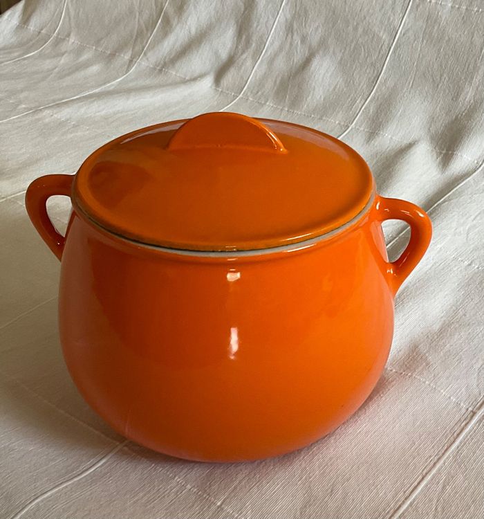 Cocotte et Caquelon (2) - Fonte émaillée - Catawiki