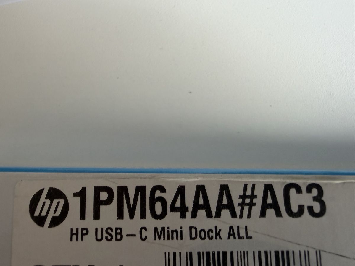Hewlett Packard Docking station: HP USB-C Mini Dock – originalverpackt! – Usato da Dagmersellen venduto da Merenz 4