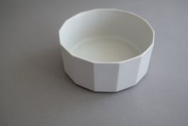 Rosenthal Polygon weiss, Porzellan, Mikrowellen-Topf