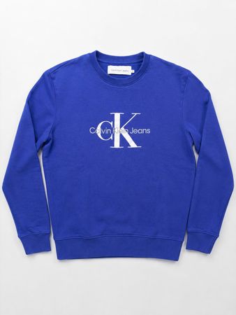 Calvin Klein Jeans, Herren-Pullover, Grösse M, Blau, Top!